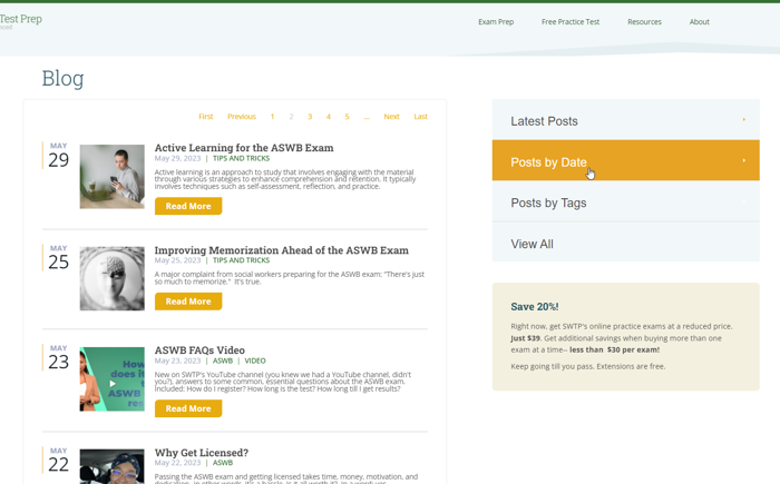 Social Work Test Prep