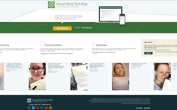 Social Work Test Prep
