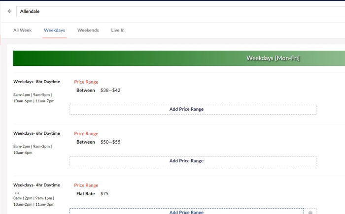 Pricing Estimator